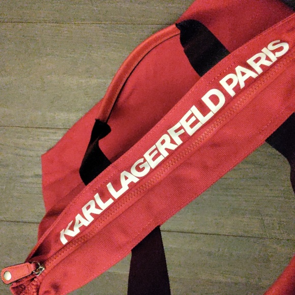 Karl Lagerfeld Paris "Kristen" Logo Shoulder/Tote Bag - Picture 3 of 7